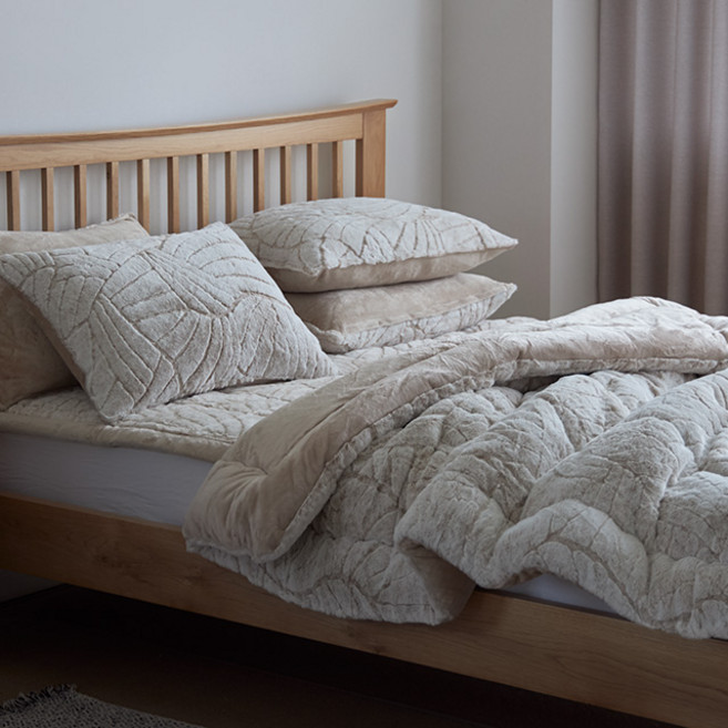 겨울 극세사 두꺼운 10mm 밍크촉감 에슐리 차렵이불 침구세트