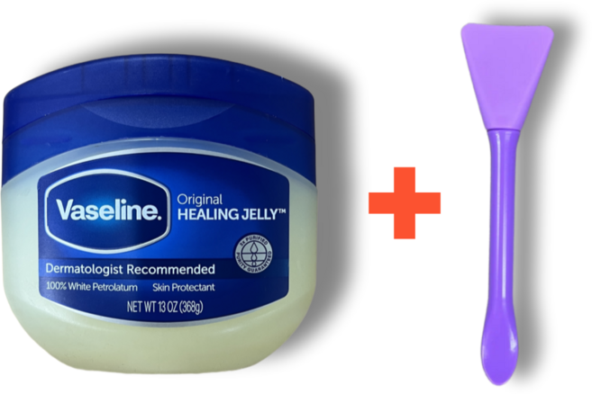 바세린 효과 오리지널 얼굴 바셀린 고보습 바디크림 멀티밤 + 분리형 실리콘 팩브러쉬, 1개, 368g