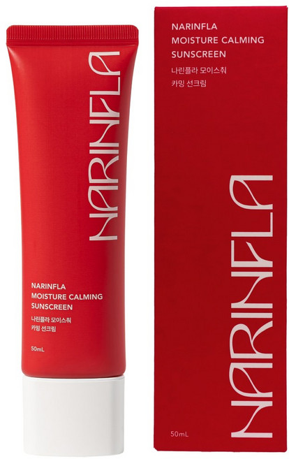 나린플라 모이스춰 카밍 선크림, 1개, 50ml