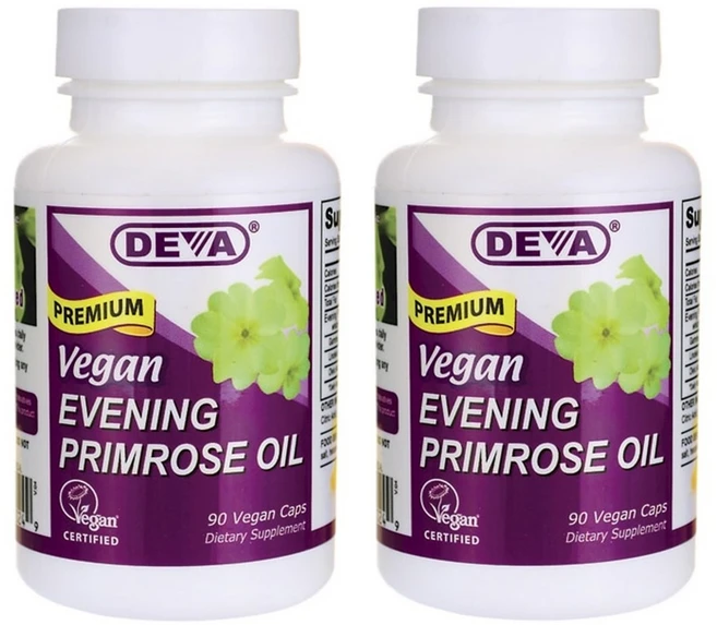 Deva Evening Primrose Oil 데바 달맞이꽃유 이브닝 프림로즈 오일 90정 2팩, 90정 2병 - 쿠팡