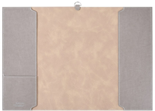 톤랜드 가죽 베이직 북커버, 1개, 그레이 2사이즈