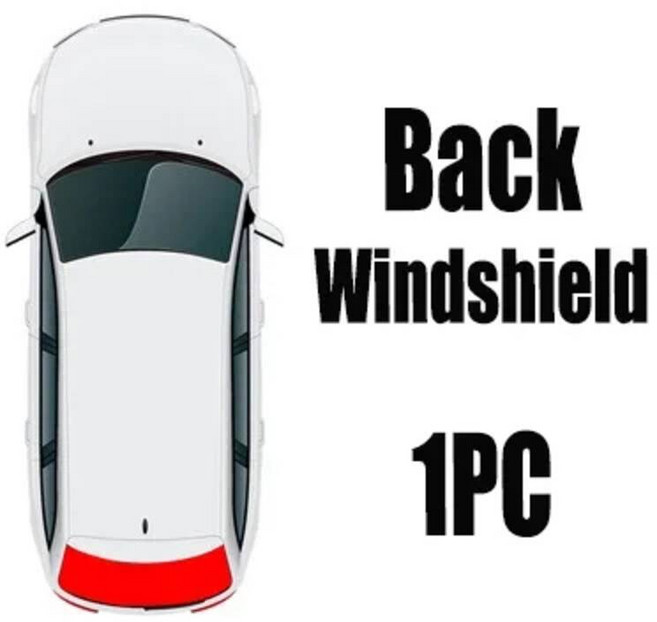 볼보 호환 EX30 2024 2025용 자동차 선쉐이드 자석 앞좌석 뒷좌석 윈드스크린 커튼 사이드 창문 바이저, back window