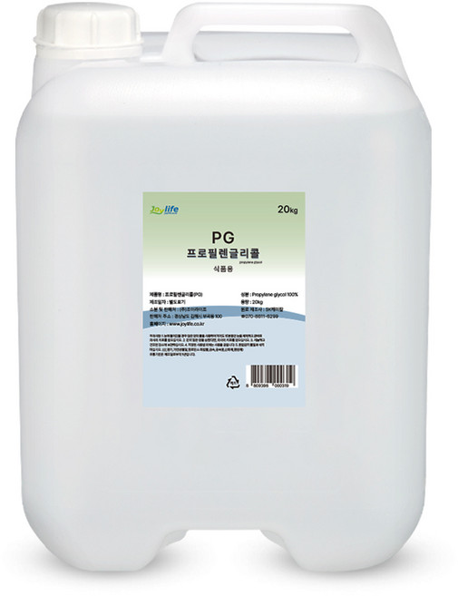 조이라이프 프로필렌글리콜 PG 20kg 천연 화장품 비누 슬라임, 단품, 1개