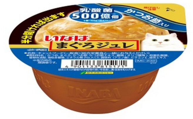 이나바 마구로쥬레(유산균)가다랑어포65g [IMC-232] 고양이 캔 닭가슴살, 가쓰오부시, 65g, 12개