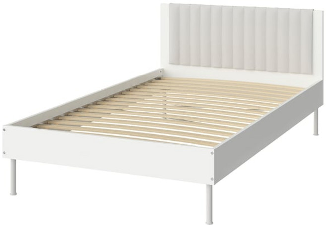 이케아 BRUKSVARA 브룩스바라 침대프레임 화이트 120x200 cm 405.582.04, 90x200 cm