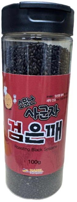 랄랄라몰 소문난 사군자 검은깨 검은참깨 100%, 1개, 100g