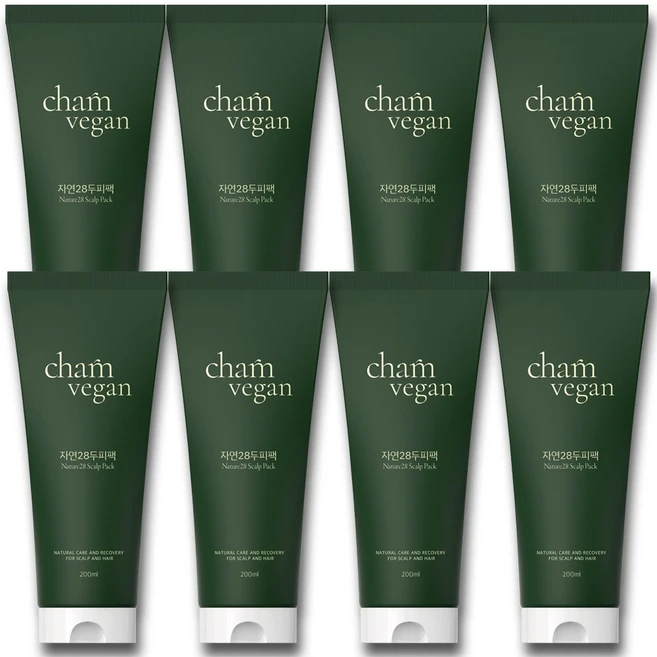 자연28 탈모 두피팩 두피 각질케어 탈모완화 저자극 영양제, 200ml, 8개 - 쿠팡
