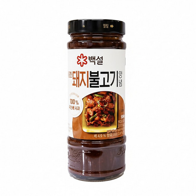CJ 백설 돼지불고기양념 500g 4근용 소스 간편조리 비법 양념장