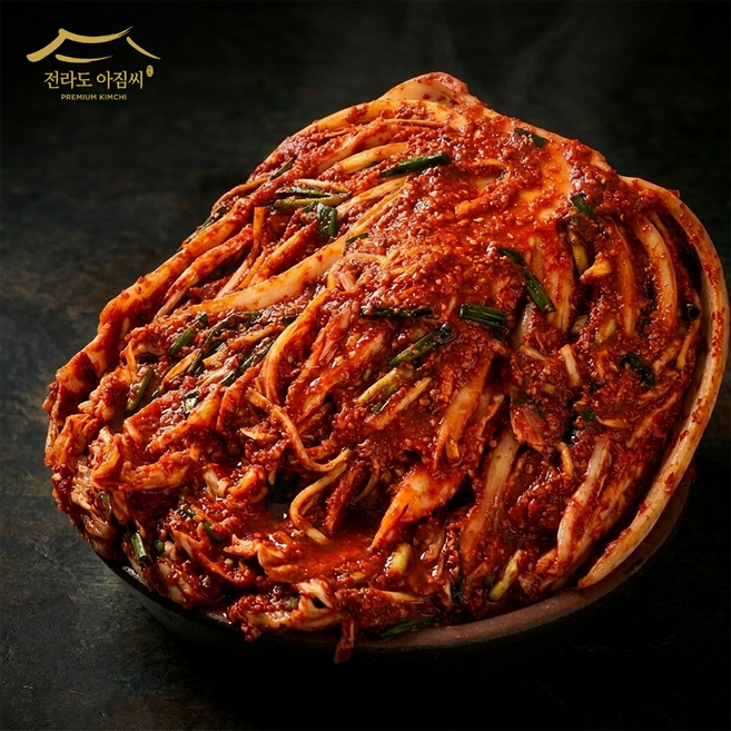 전라도아짐씨 국내산 100% 배추 김장 포기김치, 1개, 1kg