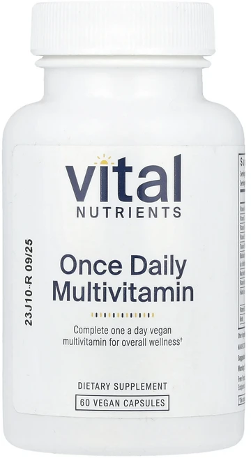 정말좋습니다 Vital Nutrients 하루 1회 종합비타민 베지 캡슐 60정 빠르게배송해드릴게요, 1개 - 쿠팡