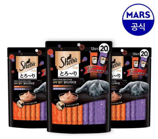 쉬바 멜티 참치2가지맛 240g 3개 세트, 03.쉬바멜티 닭가슴살 2가지맛 240g x2, 03.쉬바멜티 닭가슴살 2가지맛 240g x1