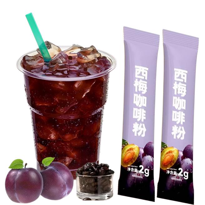 40개입 푸룬 블랙 커피 매실 블랙커피 스틱 인스턴트 블랙커피, 5박스, 2g