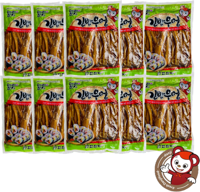 반찬단지 김밥우엉 3mm 김밥용우엉, 1kg, 10개