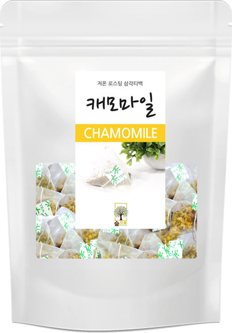 캐모마일차 25티백 숲으로허브 삼각티백, 1g, 25개입, 1개