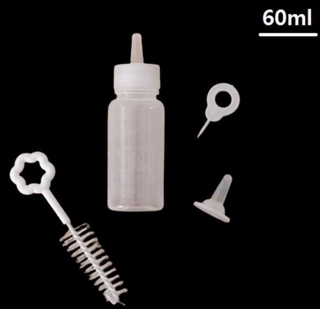 아기 고양이젖병 동물 애견젖병세트 새끼강아지젖병, 반려동물 젖병 60ml, 1개