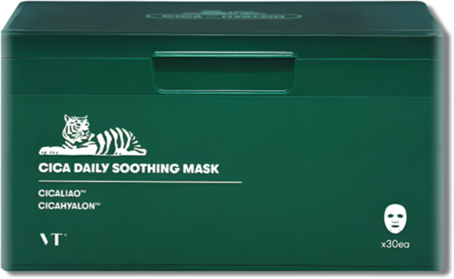 VT 시카 데일리 수딩 마스크, 1개, 30개입