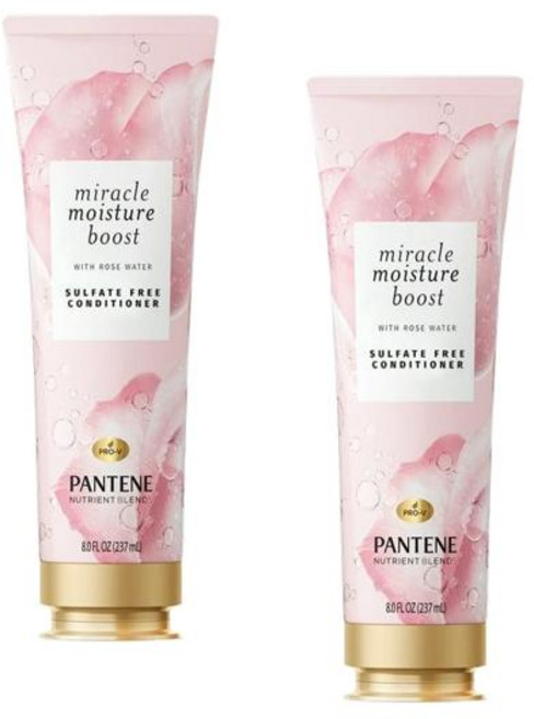 팬틴 미라클 모이스쳐 부스트 로즈워터 컨디셔너 Pantene Miracle moisture boost Conditioner, 2개, 237ml