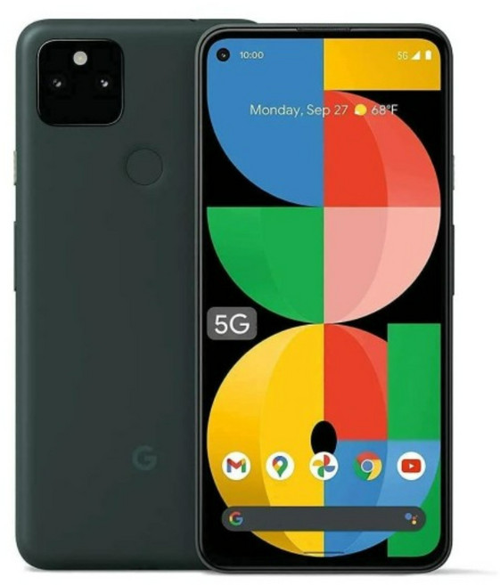 Google Pixel 5A 128GB 구글 픽셀 5A 스마트 폰 - 언락 북미판 공기계, 칼라