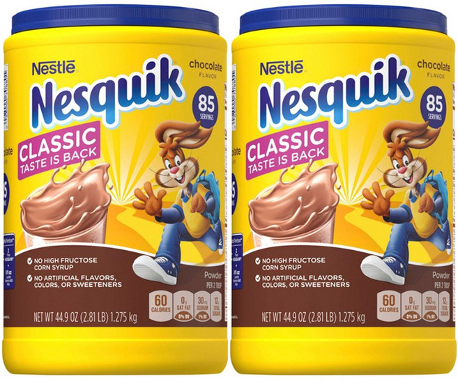 네스퀵 클래식 파우더 초콜릿, 1.275kg, 1개입, 2개