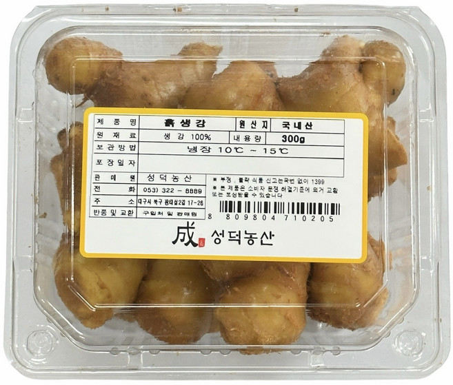 성덕농산 국내산 흙생강 300g, 1개