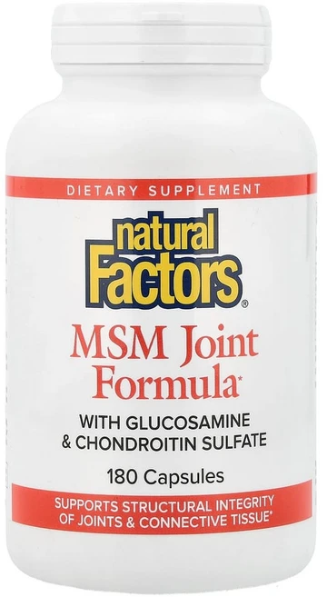 네츄럴펙터스 MSM 조인트 포뮬라 180 정, 180정, 1개 - 쿠팡