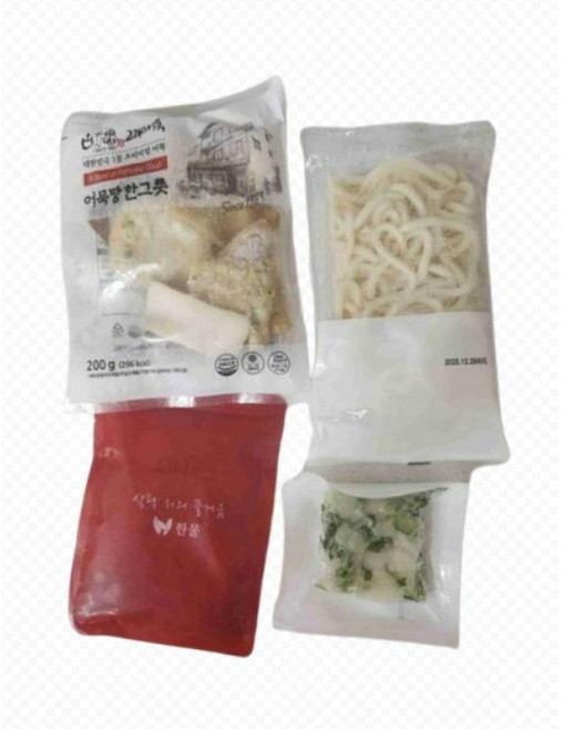 고래사어묵 뜨끈한국물이필요할때 김치우동전골 간단한한끼요리 야식으로제격, 640g, 2개