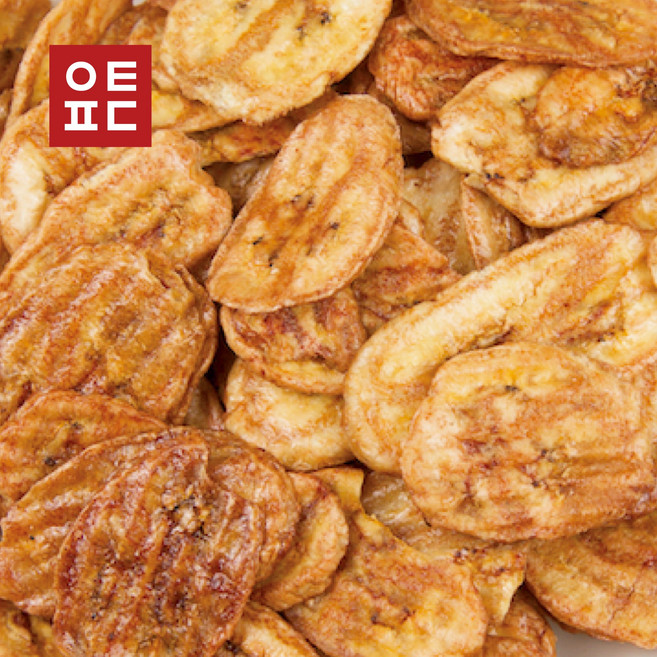 구운 바나나칩, 500g, 1개