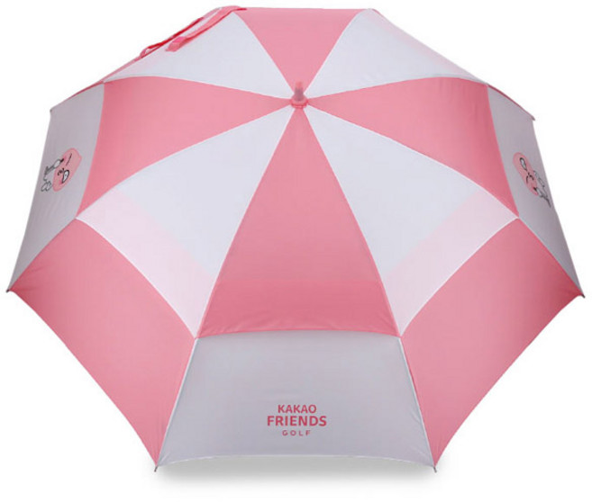카카오프렌즈골프 방풍우산 대형 장우산 골프우산 UV차단 라이언 어피치- 75 포즈, 1개
