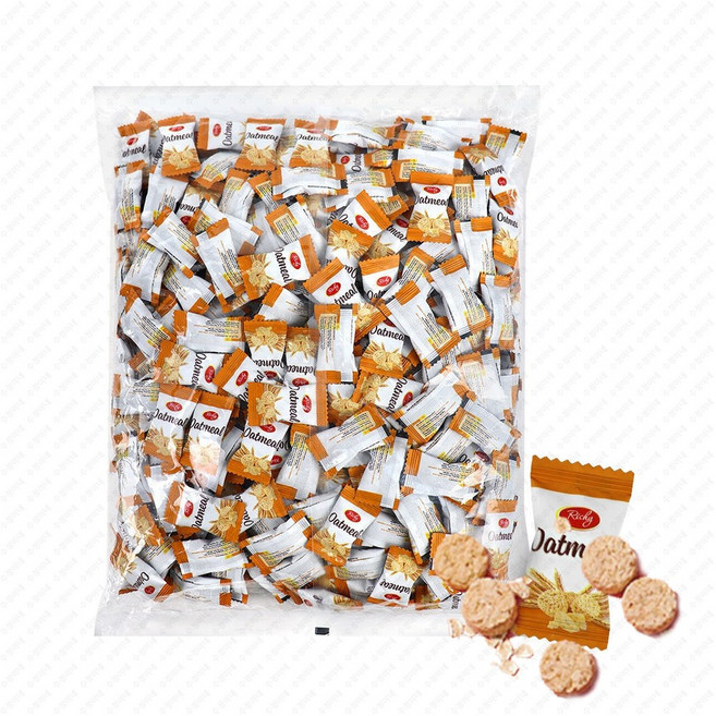 리키 오트밀 치즈 미니바이트 과자, 900g, 1개