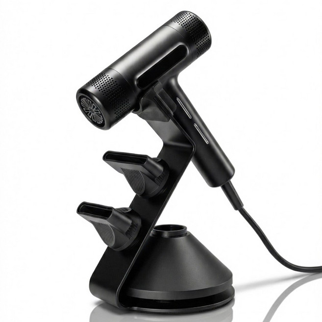 헤어케어젯 초강력 초경량 BLDC 저소음 헤어 드라이기, 블랙, HCJ-1211