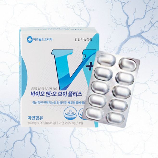 바이오엔오브이플러스 명품 혈액순환 개선제 1박스 90정 천현수박사님개발
