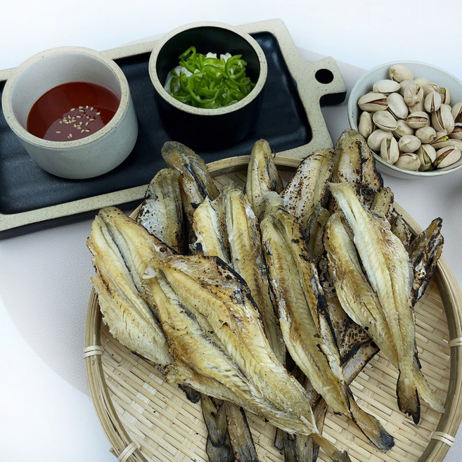 [주5일] 촉촉하고 쫀득한 반건조 두절 대구 노가리 손질 앵치, 1개, 500g