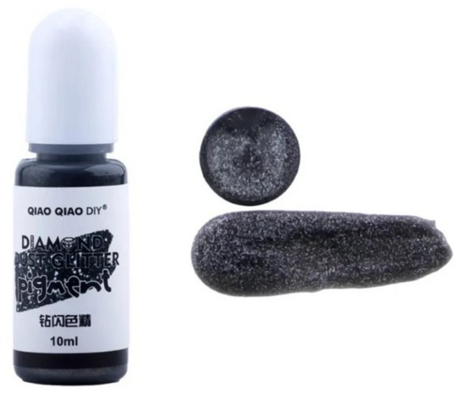 레진재료 레진 조색 글리터 조색제 24색 ZS, 1개, ZS-15(Black)