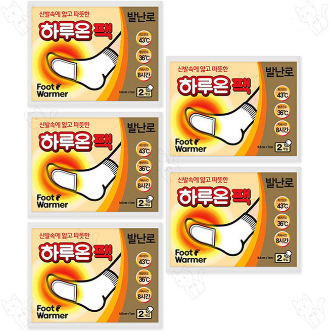 하루온팩 발난로 붙이는 타입 핫팩 10p, 1개