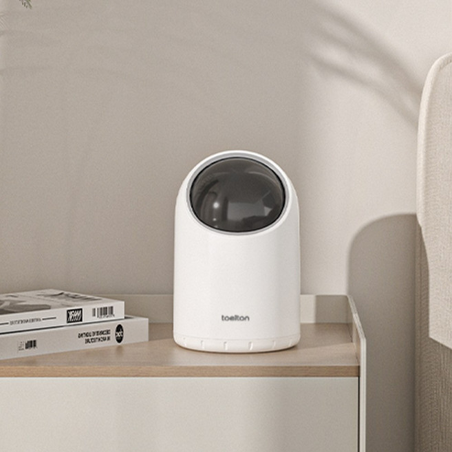 톨튼 탁상용 미니 자동센서 쓰레기통 2L, 화이트