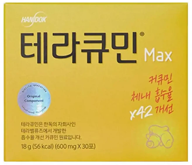 한독 테라큐민 수용성 강황 노인 어르신 커큐민 맥스30 DJ, 54g, 1개