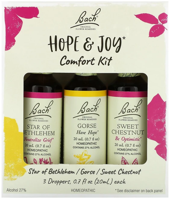 Bach Hope & Joy 컴포트 키트 스포이트 3개 각 20ml(0.7fl oz), BachHopeJoy컴포트키트스포이트3개각20ml07f, 20ml - 쿠팡