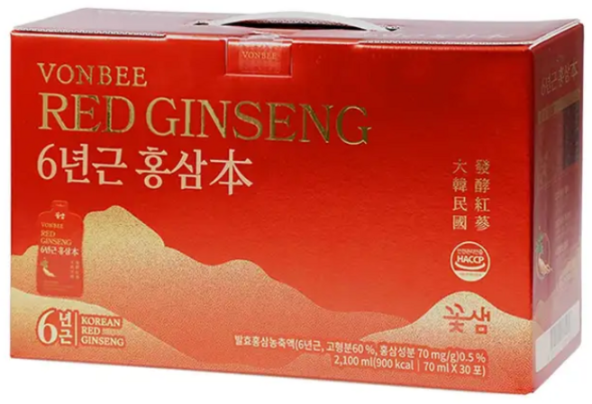 꽃샘 6년근 홍삼본 선물세트, 1박스