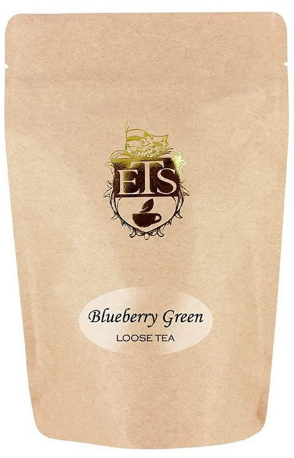 English Tea Store 루즈 리프 루이보스 허브 티 118.3ml(4온스), 블루베리 맛 녹차, 4 Ounce (Pack of 1), 1개