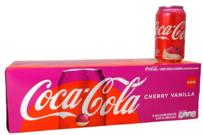 Coca-Cola 코카콜라 체리 바닐라 Cherry Vanilla Coke 355ml 12캔, 체리바닐라 355ml [12캔], 12개