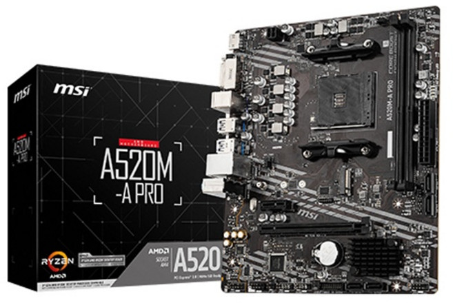 MSI 메인보드 A520M-A PRO