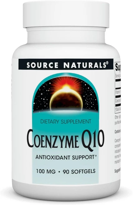 소스내추럴스 코엔자임 Q10 100mg 항산화 에너지 포뮬라, 소스 내추럴스 코엔자임 Q10 항산화제 지원 100mg, 1개, 90정 - 쿠팡
