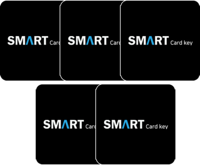 모든 브랜드 호환 스마트 카드키 스티커키, 부착형, 5개