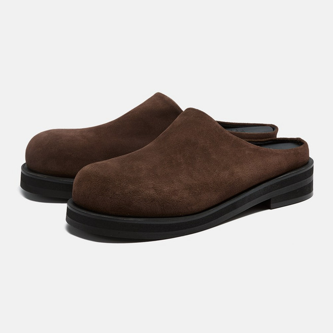 커스텀에이드 4cm 스웨이드 유니섹스 뮬 노아(CR0071SBR)