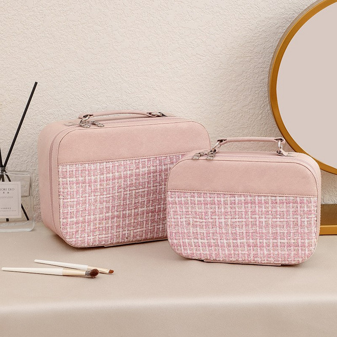 여행용화장품 수납 휴대용 파우치, 핑크, 8011 카우보이 작은 향기로운 바람 트럼펫 (21cm, 1개