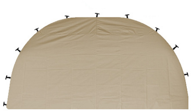 마운틴하이커 대형 돔쉘터 캠핑 그늘막 쉘터 텐트, 썬블라인드(카키)