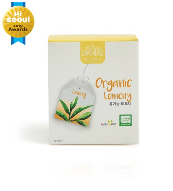 평창라벤다팜 유기농 레모니 삼각티백, 4g, 1개, 5개입