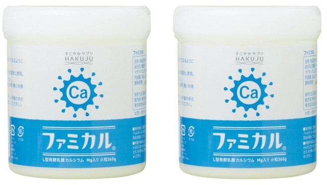하쿠주 페미칼 패미컬 칼슘 마그네슘 360g 2개 Hakuju