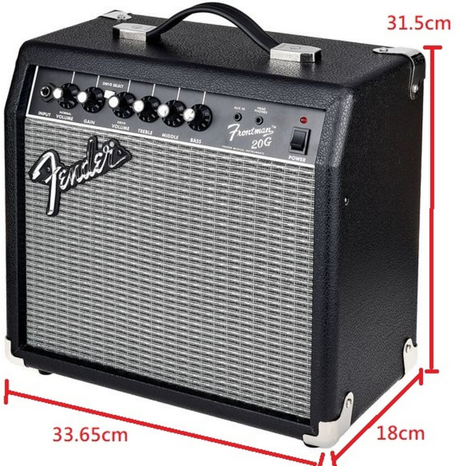 Fender Frontman 20G 電吉他音箱 20瓦 8吋單體 公司貨保固一年, 詳見包裝