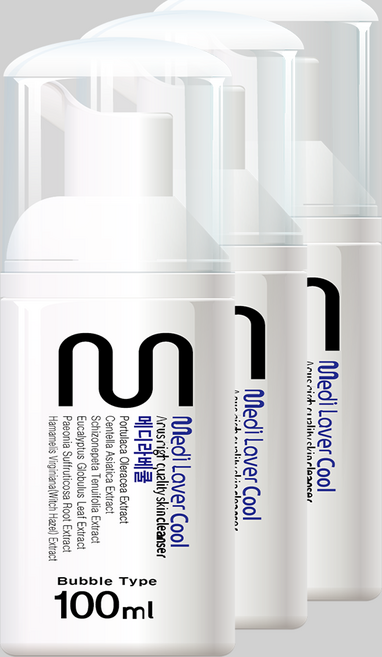 [메디라베]쿨 항문세정제 가려움아웃 제약회사클렌저, 100ml, 3개